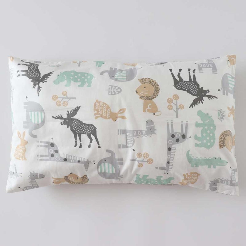 Emenpy 100% Cotton Crib Bedding Set for Baby Boys Girls,3 Pcs Baby Bed Linen Include Duvet Cover,Fitted Sheet,Pillowcase,Nursery Decoration,No Filler(Khaki) - Image 3